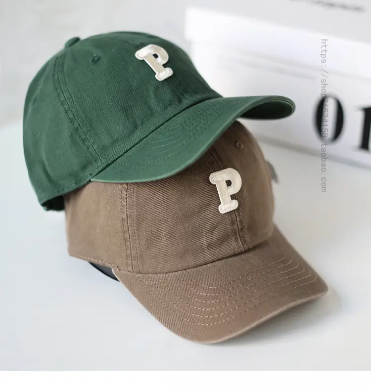 Men's Yellow P-Logo Cap with Embossed Design — feature 17