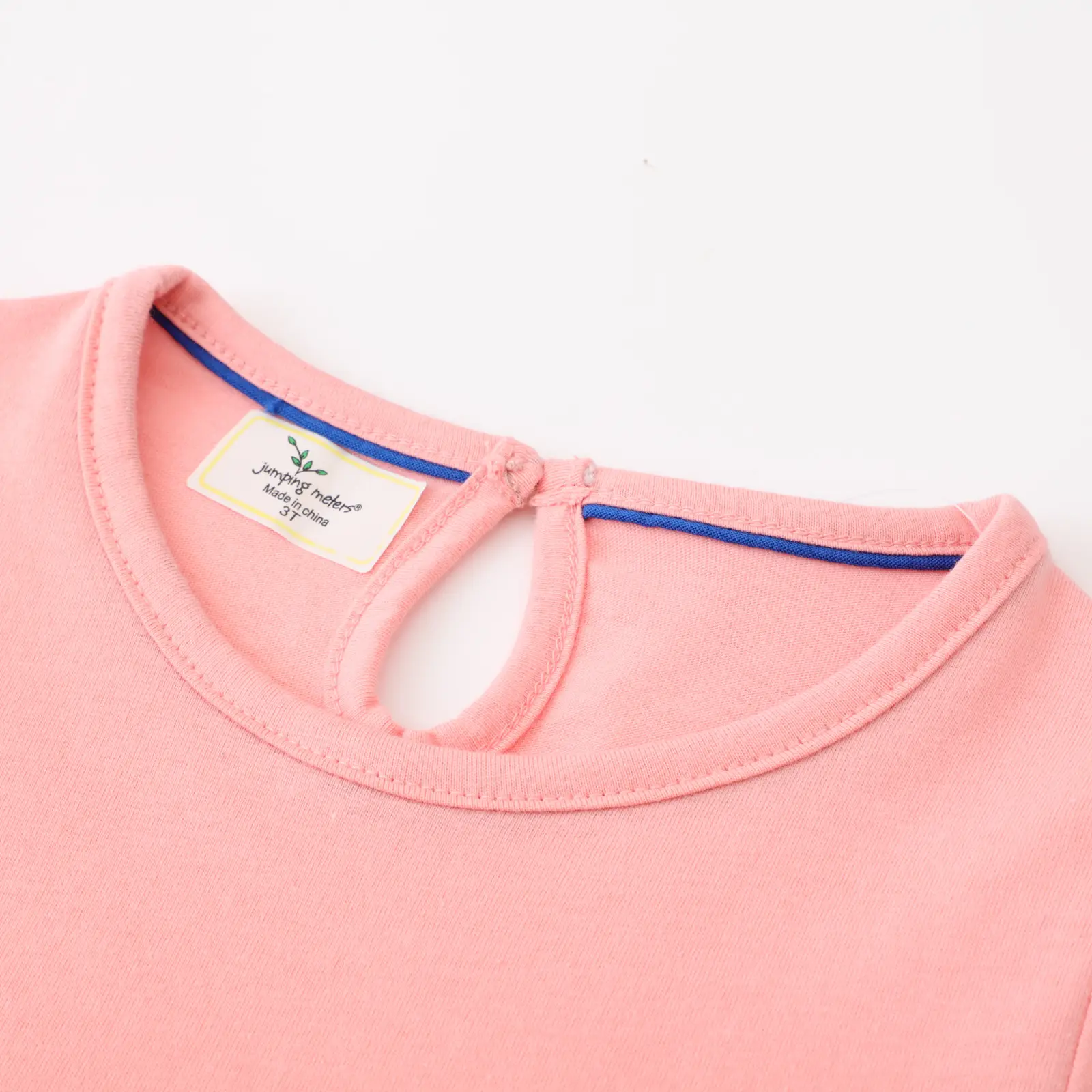 Long Sleeve Girls Dress Pink Princess Print - Image 3