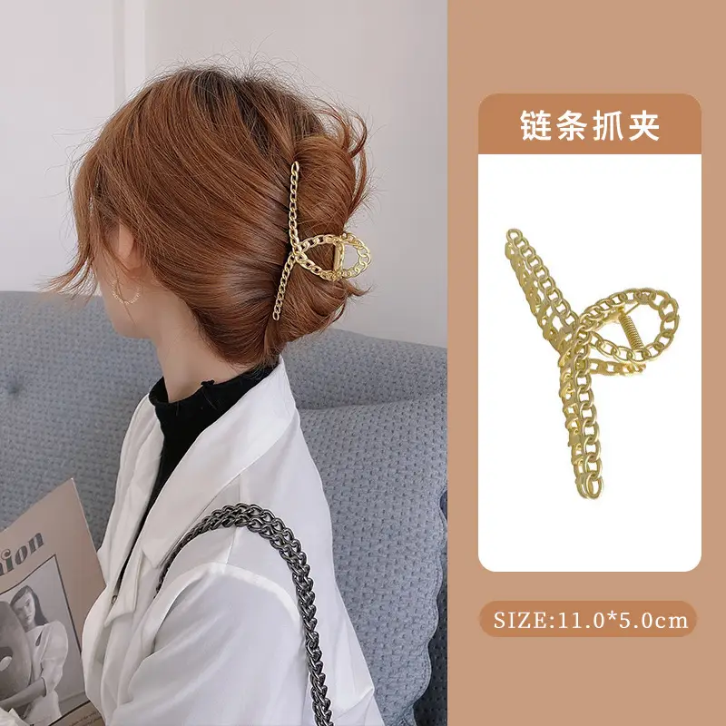 French Retro Pearl Hair Clip Large Size for Women - Image 11