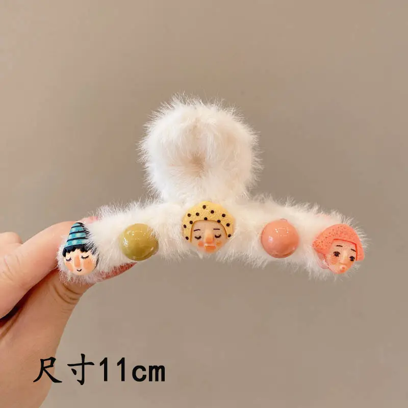 French Retro Pearl Hair Clip Large Size for Women - Image 27
