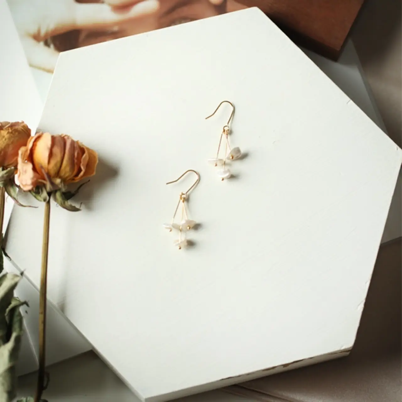 Dreamy Pearl Earrings for Women Gold Plated — feature 6