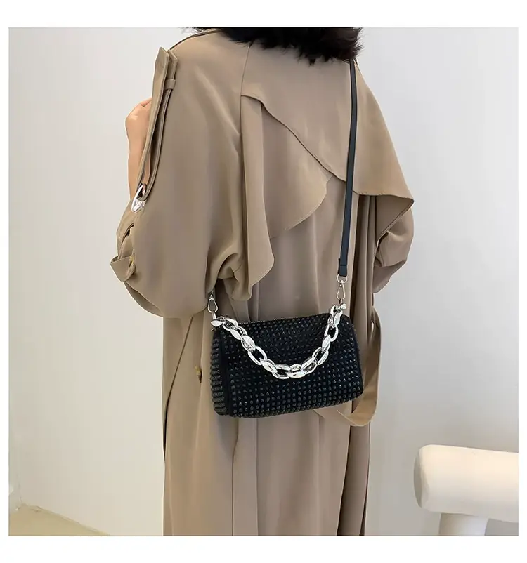 Korean Style Chain Rhinestone Crossbody Bag — feature 14