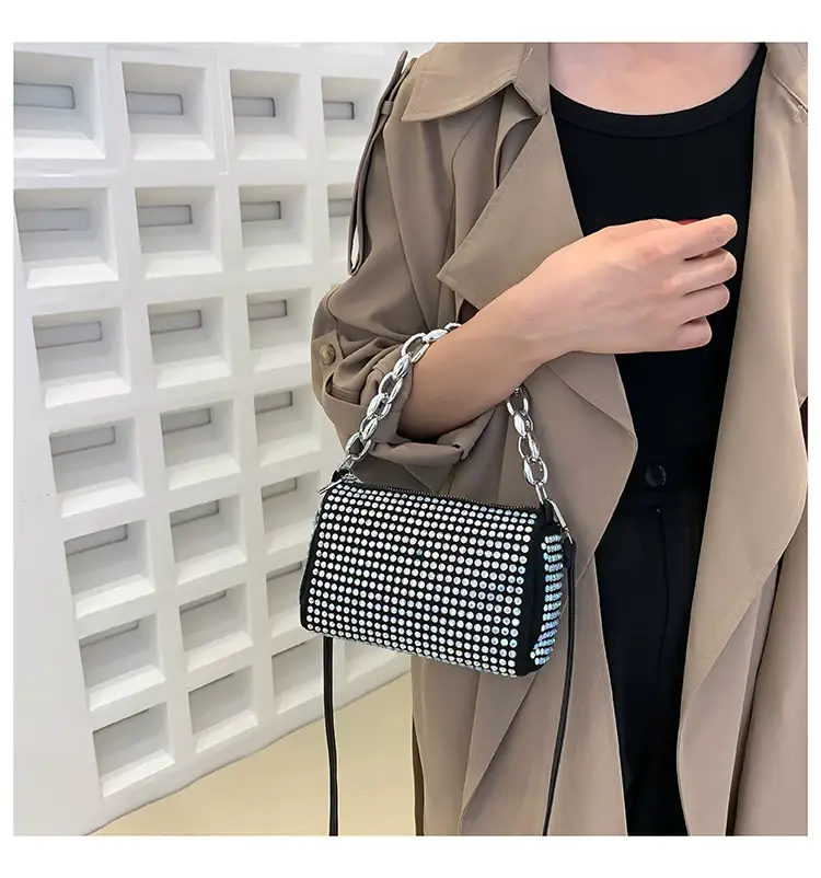 Korean Style Chain Rhinestone Crossbody Bag — feature 15
