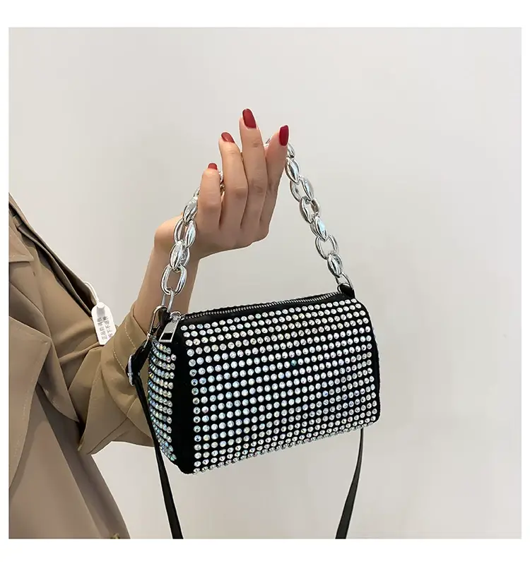 Korean Style Chain Rhinestone Crossbody Bag — feature 16