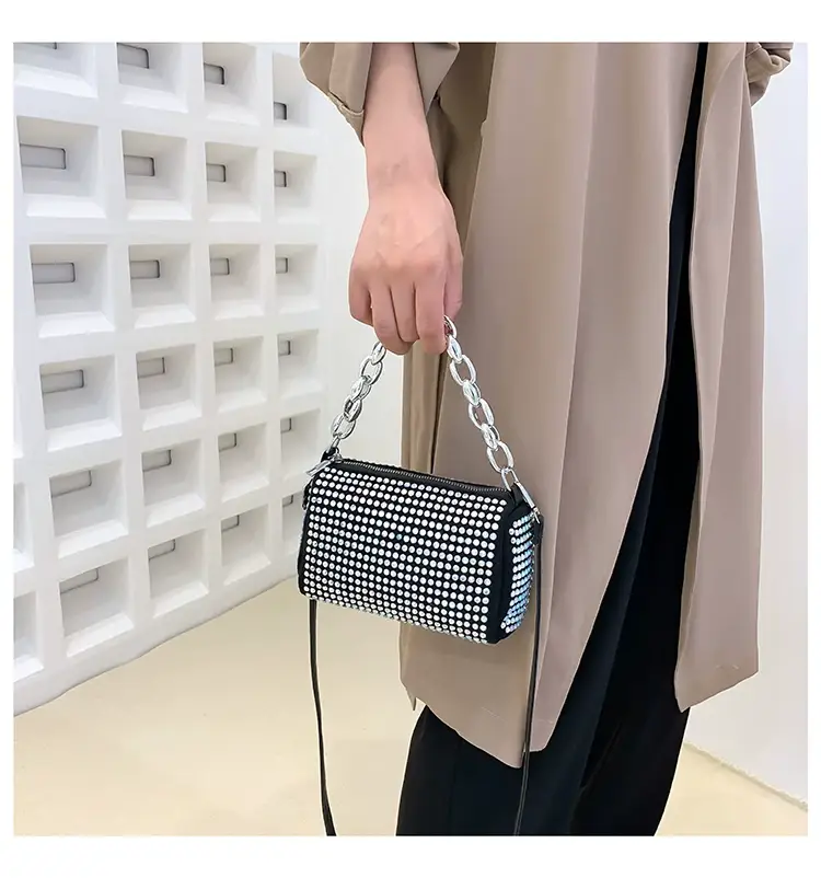 Korean Style Chain Rhinestone Crossbody Bag — feature 17