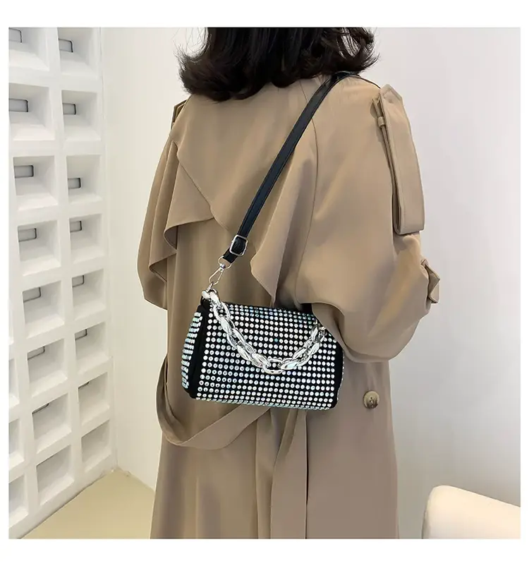 Korean Style Chain Rhinestone Crossbody Bag — feature 18