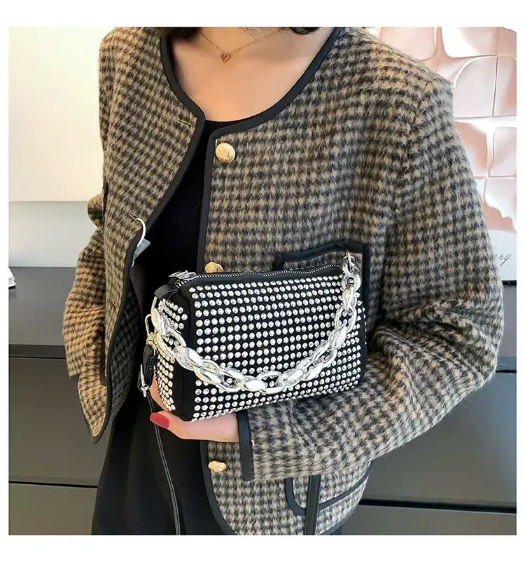 Korean Style Chain Rhinestone Crossbody Bag — feature 25