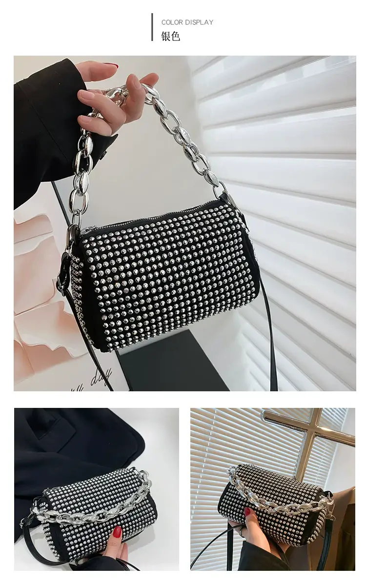 Korean Style Chain Rhinestone Crossbody Bag — feature 29