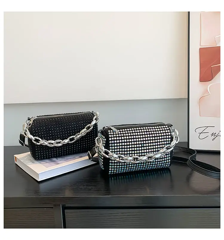 Korean Style Chain Rhinestone Crossbody Bag — feature 30