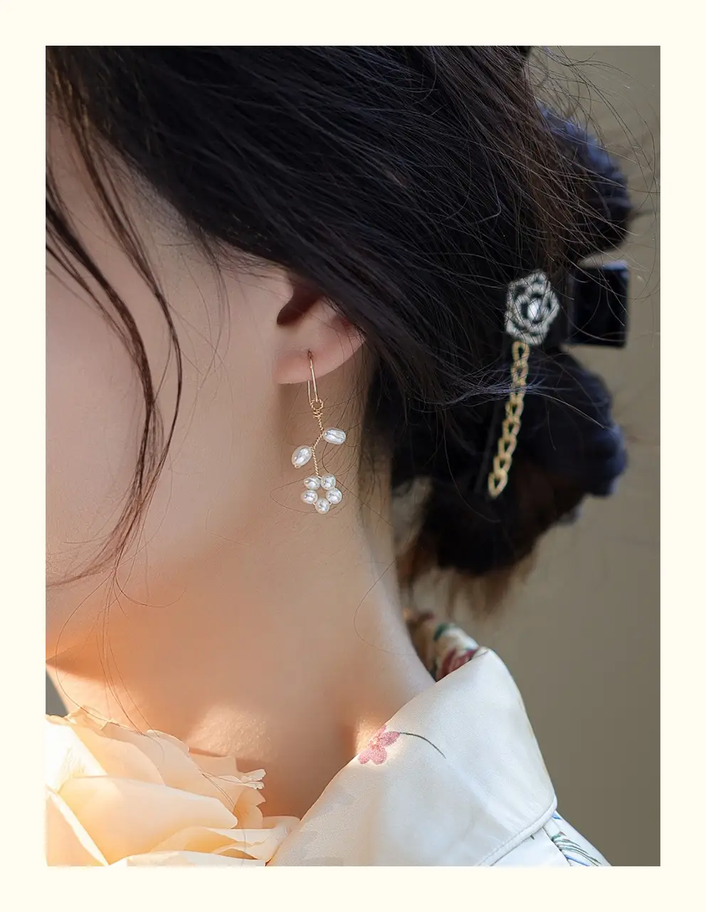 Natural Pearl Earrings Without Earholes Clip Style — feature 4