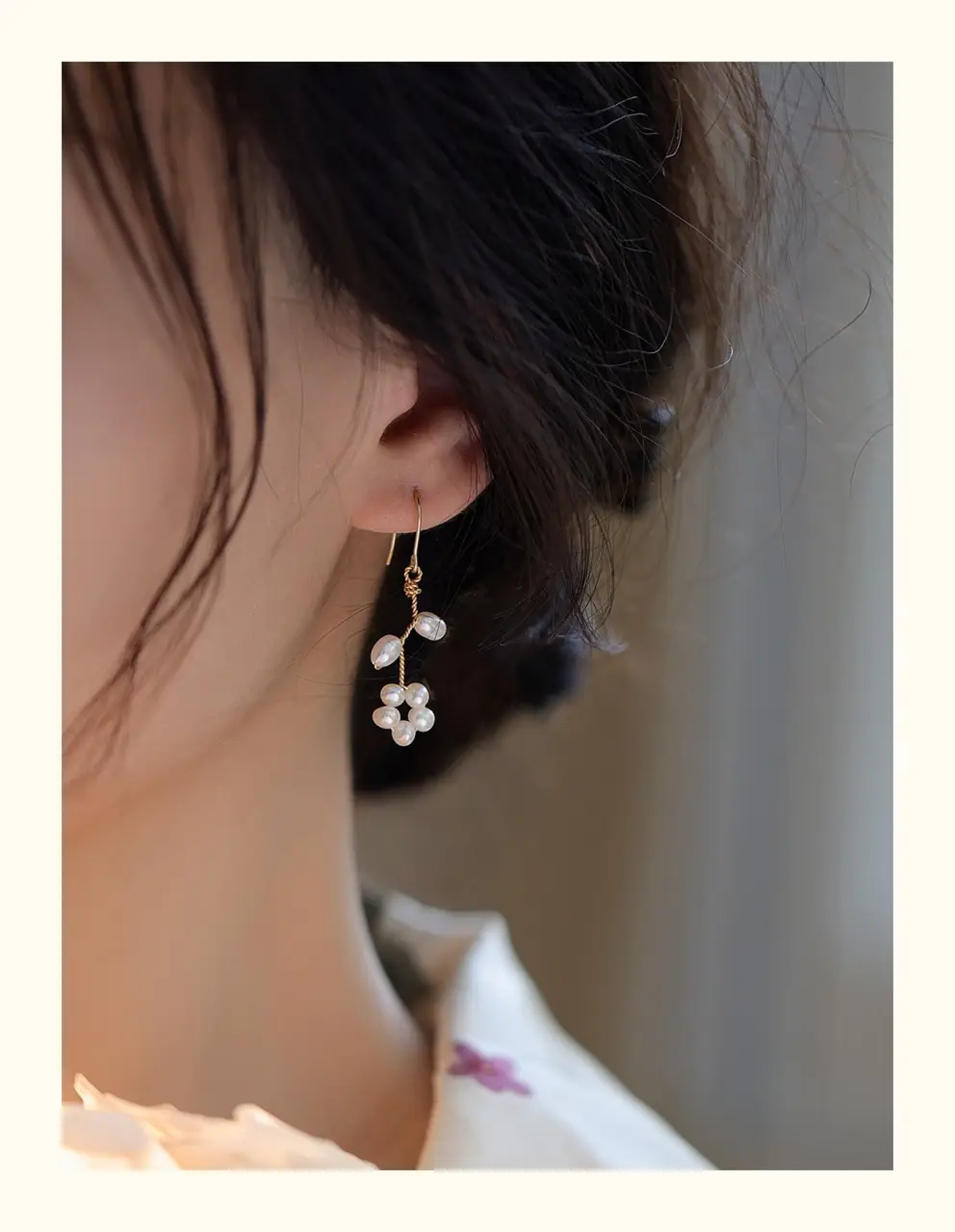 Natural Pearl Earrings Without Earholes Clip Style — feature 5