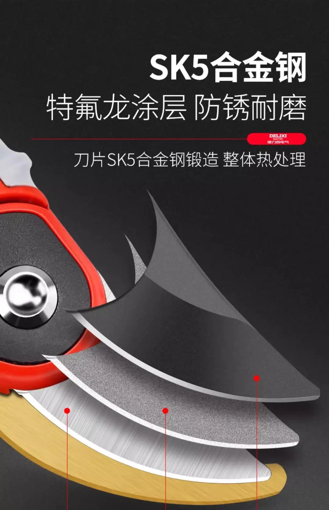 Pruning Shears for Fruit Branches, Agricultural Fruit Tree Pruning Shears, Flower Gardening Shears, Wholesale Deli Labor-Saving High Branch Shears — feature 3