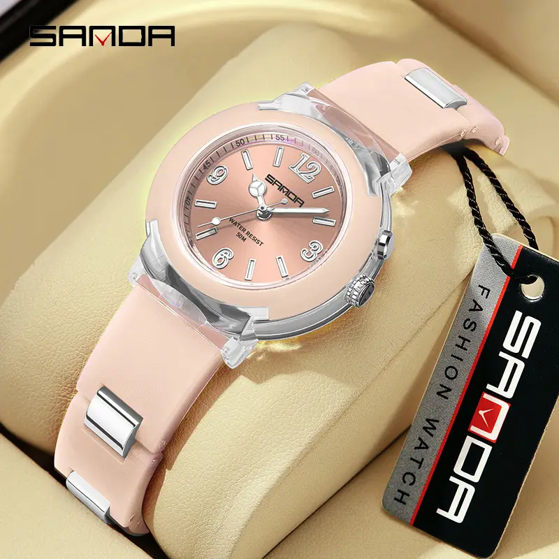 Sanda Green LED Watch with Multi Language Display - Image 12