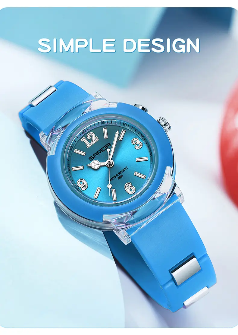 Sanda Green LED Watch with Multi Language Display — feature 28