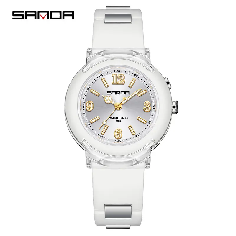 Sanda Green LED Watch with Multi Language Display - Image 4
