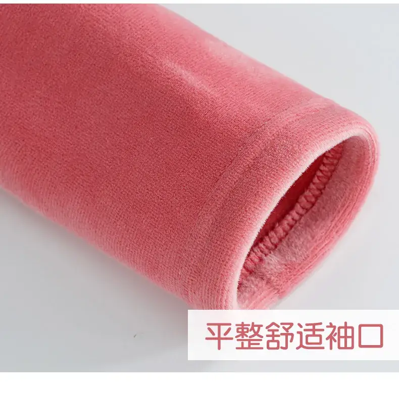 Baby Fleece Lined Half Collar Shirt Pink — feature 10