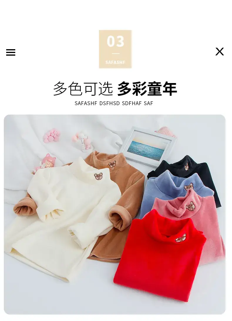 Baby Fleece Lined Half Collar Shirt Pink — feature 12