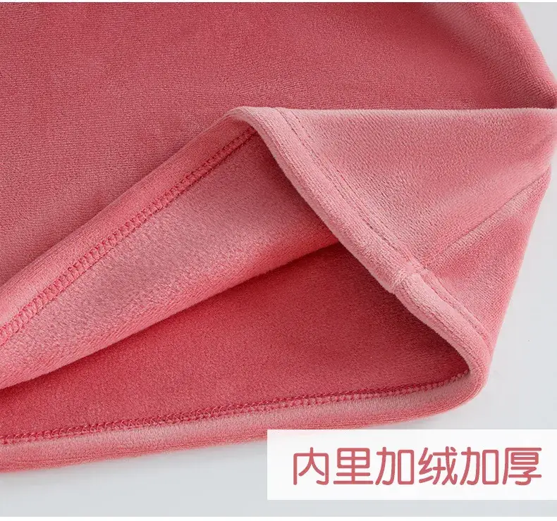 Baby Fleece Lined Half Collar Shirt Pink — feature 9