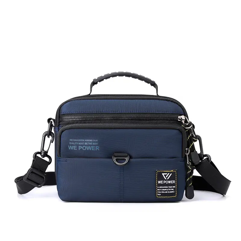 New Men's Crossbody Bag Fashionable Simple Shoulder Bag Sports Waist Bag Outdoor Multifunctional Belt Hanging Bag Mobile Phone Bag
