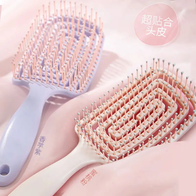 Women's Curved Hair Comb with Mosquito Repellent - Image 4