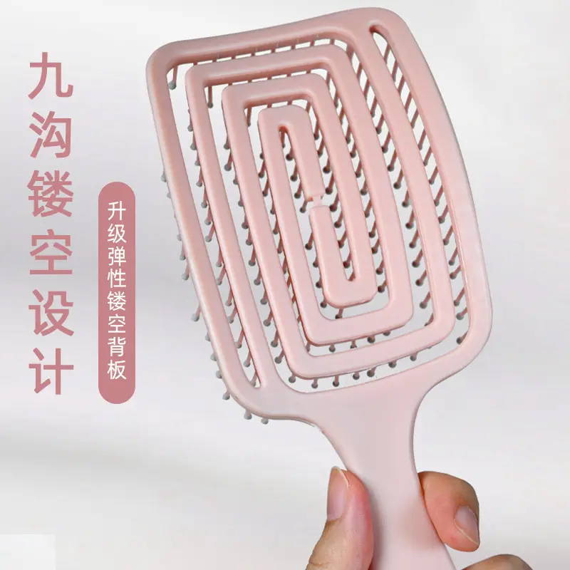 Women's Curved Hair Comb with Mosquito Repellent - Image 5