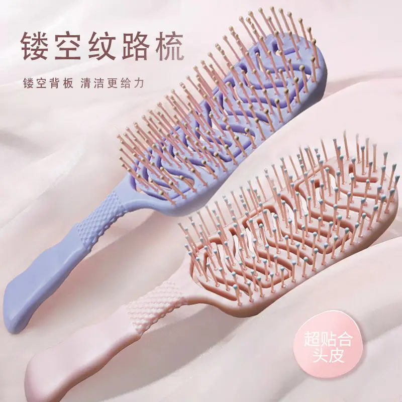 Women's Curved Hair Comb with Mosquito Repellent - Image 6