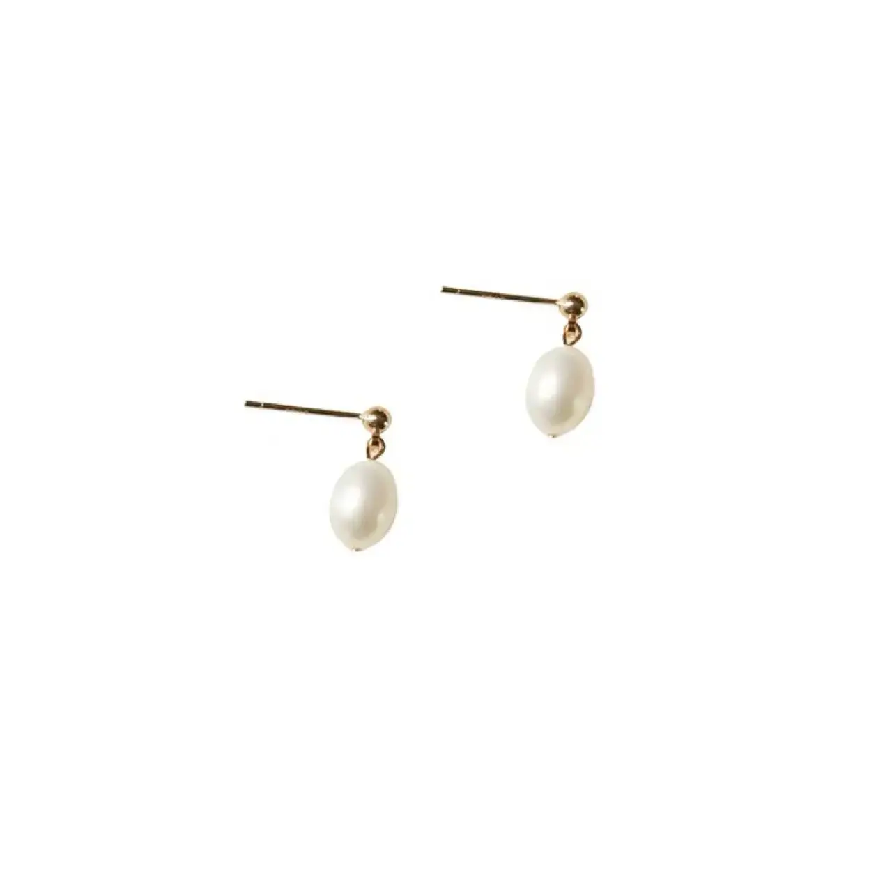 Simple Joker Natural Pearl Earrings S925 Silver Needle - Image 7