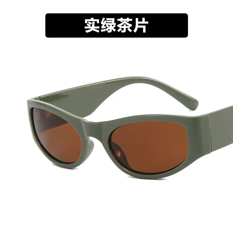 Red Sunglasses with Brown Tint for Summer Wear