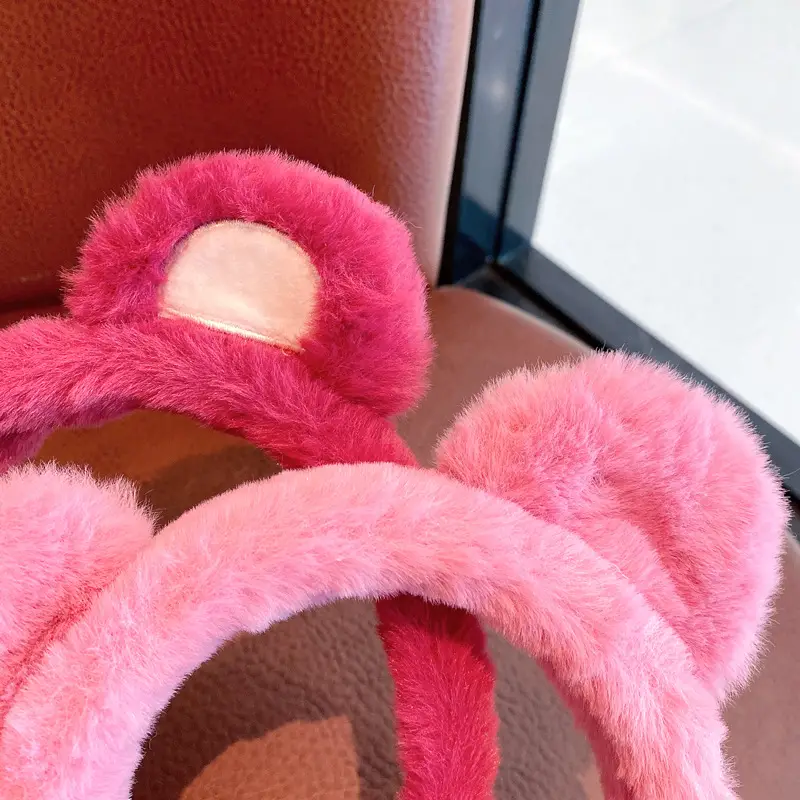 Sweet Strawberry Bear Ear Hairband Green - Image 9