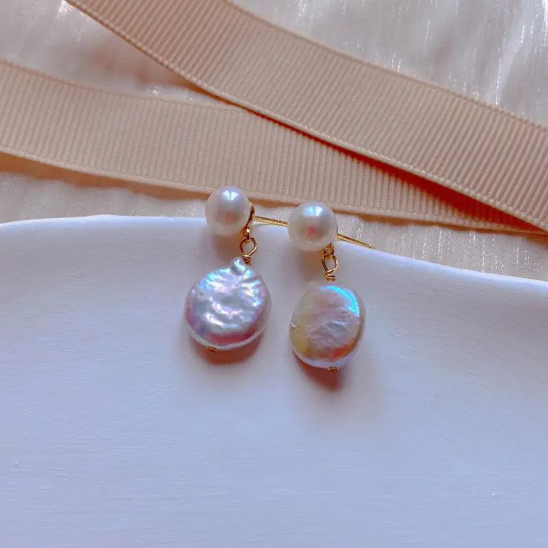Fashion 925 Silver Pearl Earrings for Women - Image 2