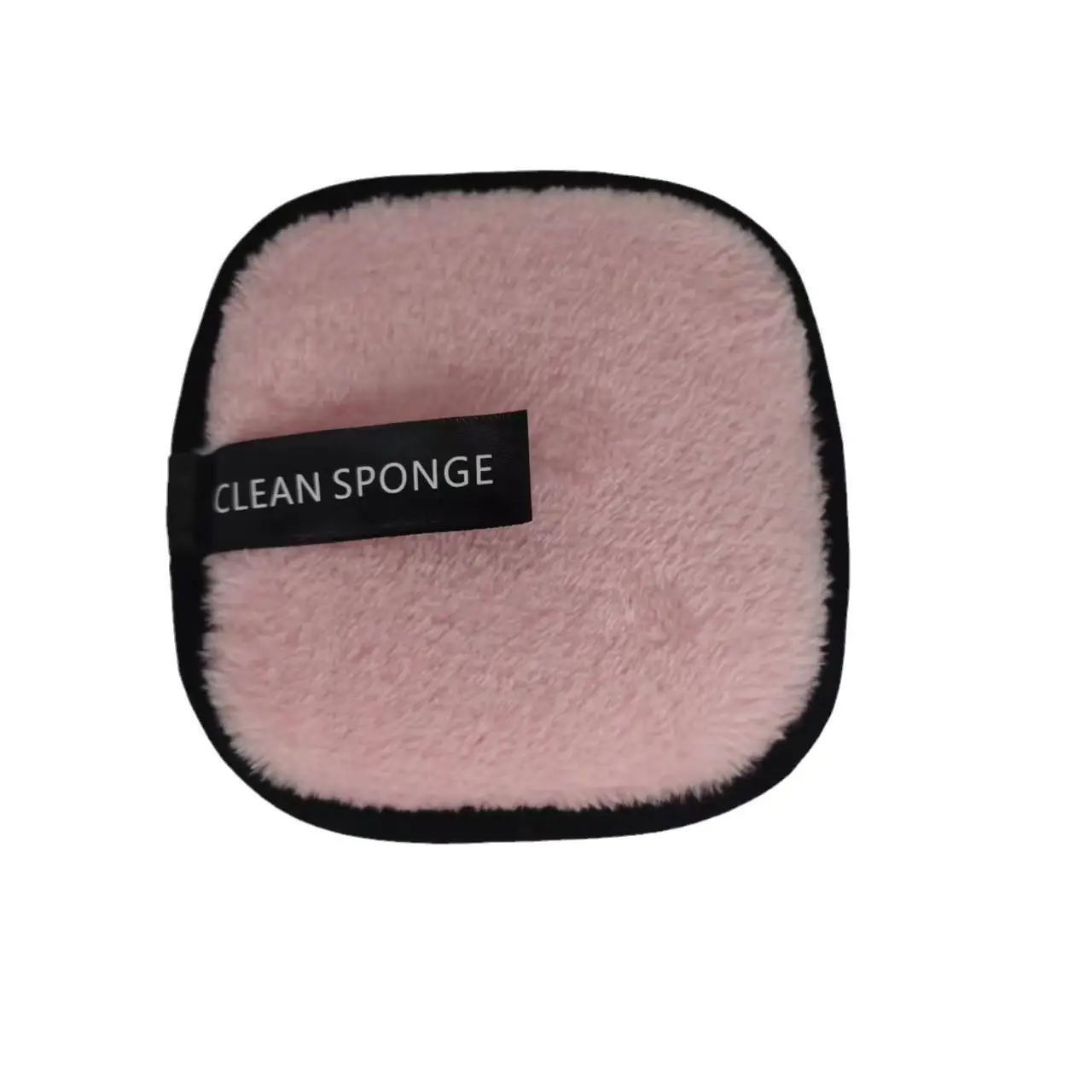Red Microfiber Dry Powder Face Puff for Makeup Removal - Image 15