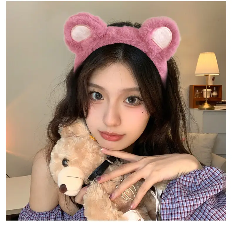 Green Fuzzy Frog Headband for Girls — feature 11