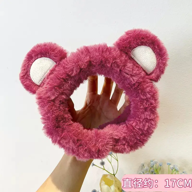 Green Fuzzy Frog Headband for Girls