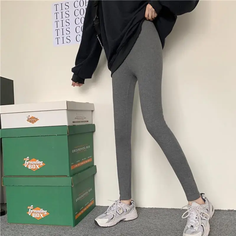 Women Fleece-Lined Slimming Leggings Large Winter Warm - Image 2