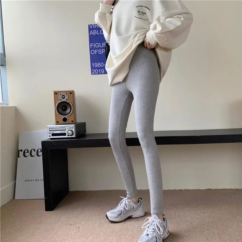 Women Fleece-Lined Slimming Leggings Large Winter Warm - Image 3
