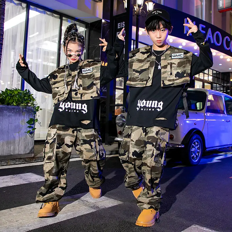 Children's Camo Hip Hop Vest with GMC Logo - Image 4