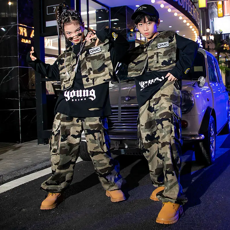 Children's Camo Hip Hop Vest with GMC Logo - Image 7