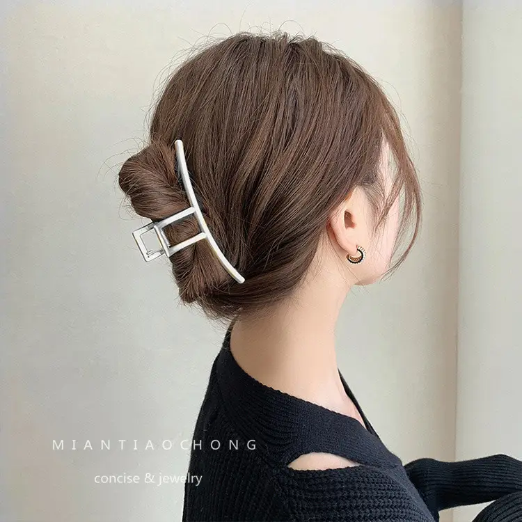 Silver Metal Wave Hairpin Clip for Bangs & Hair Accessories - Image 14