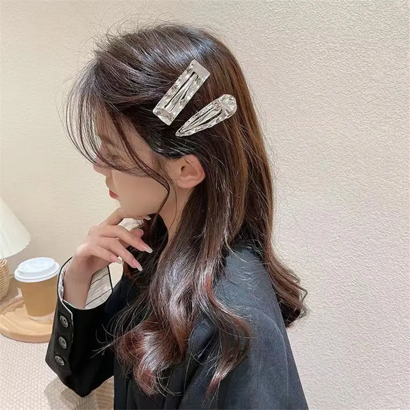 Silver Metal Wave Hairpin Clip for Bangs & Hair Accessories - Image 15