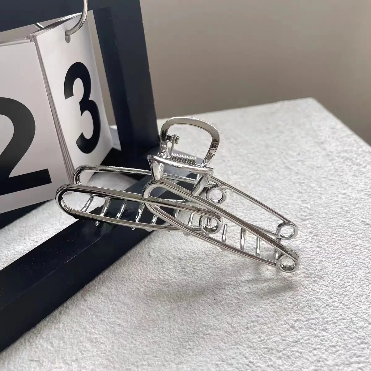 Silver Metal Wave Hairpin Clip for Bangs & Hair Accessories - Image 8