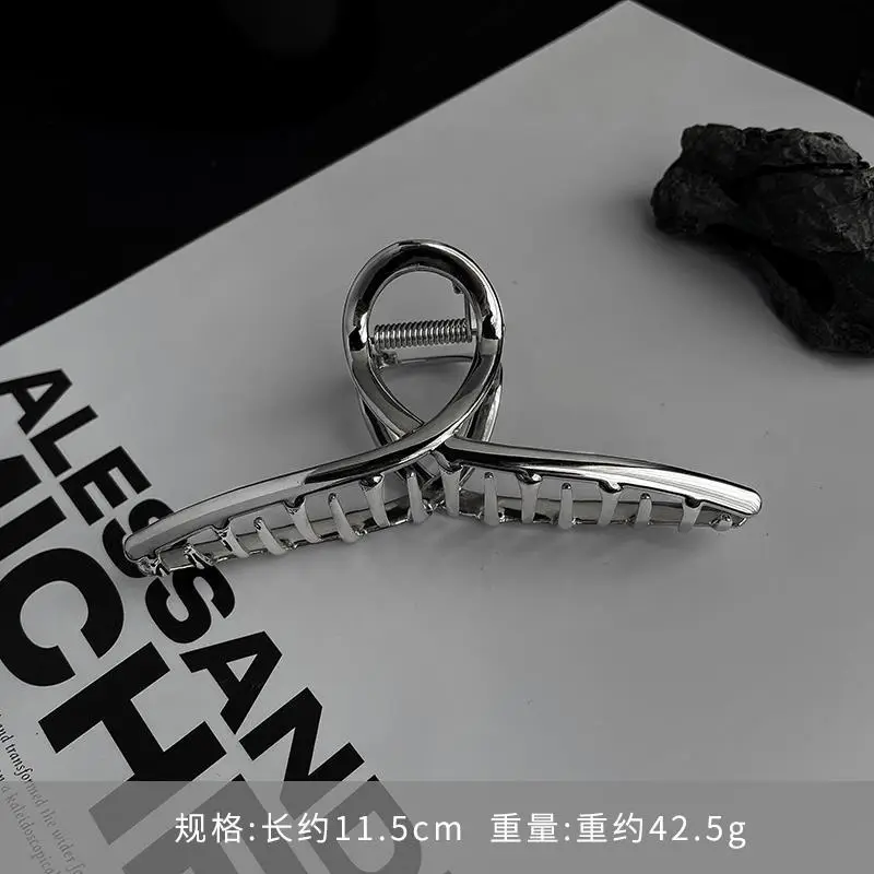 Silver Metal Wave Hairpin Clip for Bangs & Hair Accessories - Image 9