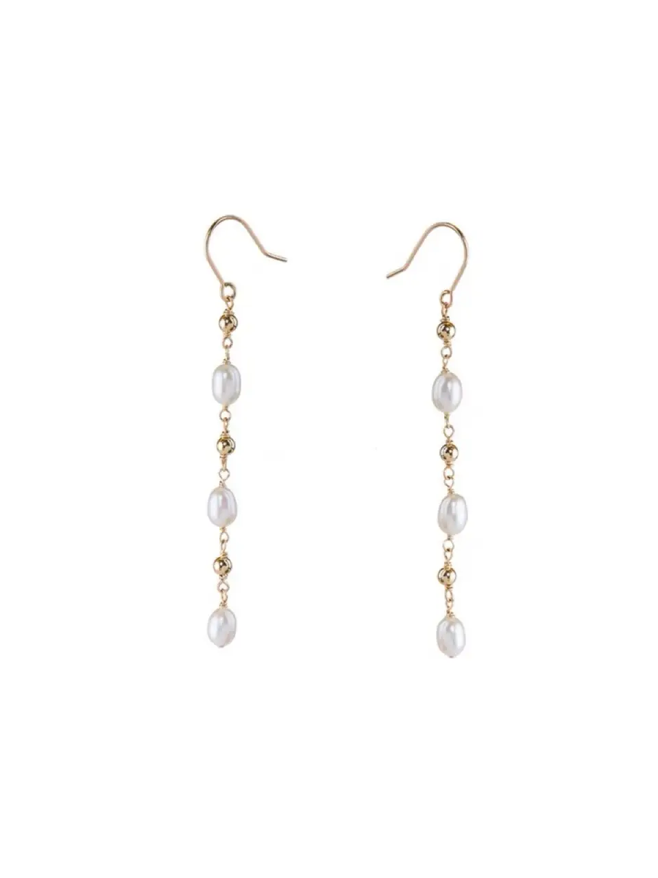 14K Gold Tassel Earrings for Women Elegant Luxury Commuter Ear Clip — feature 5