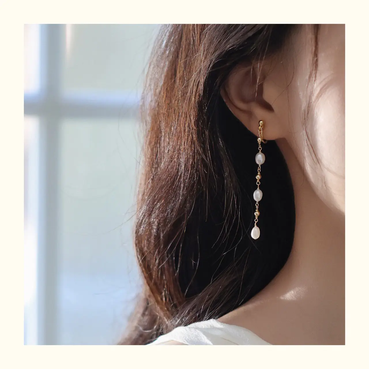 14K Gold Tassel Earrings for Women Elegant Luxury Commuter Ear Clip — feature 6