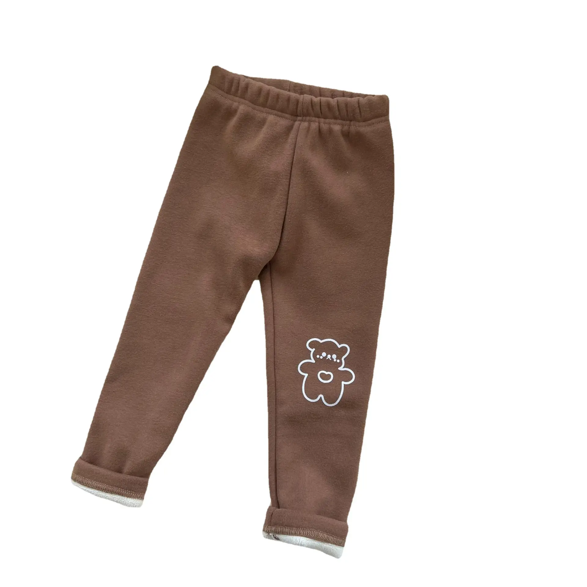 Korean Children's Wool Pull-up Leggings Warm Winter Pants - Image 10
