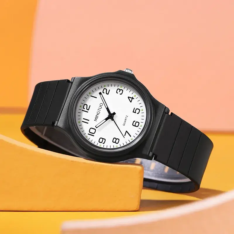 Pink Silicone Men's Watch with 3ATM Water Proof - Image 7