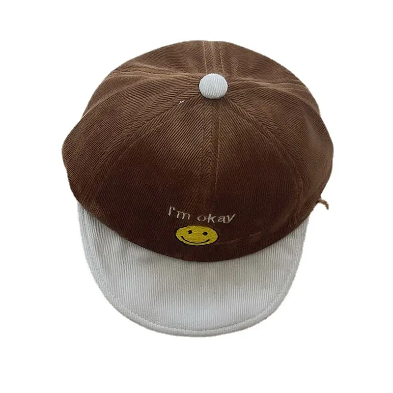 Korean Autumn Winter Smiley Cap for Kids - Image 7