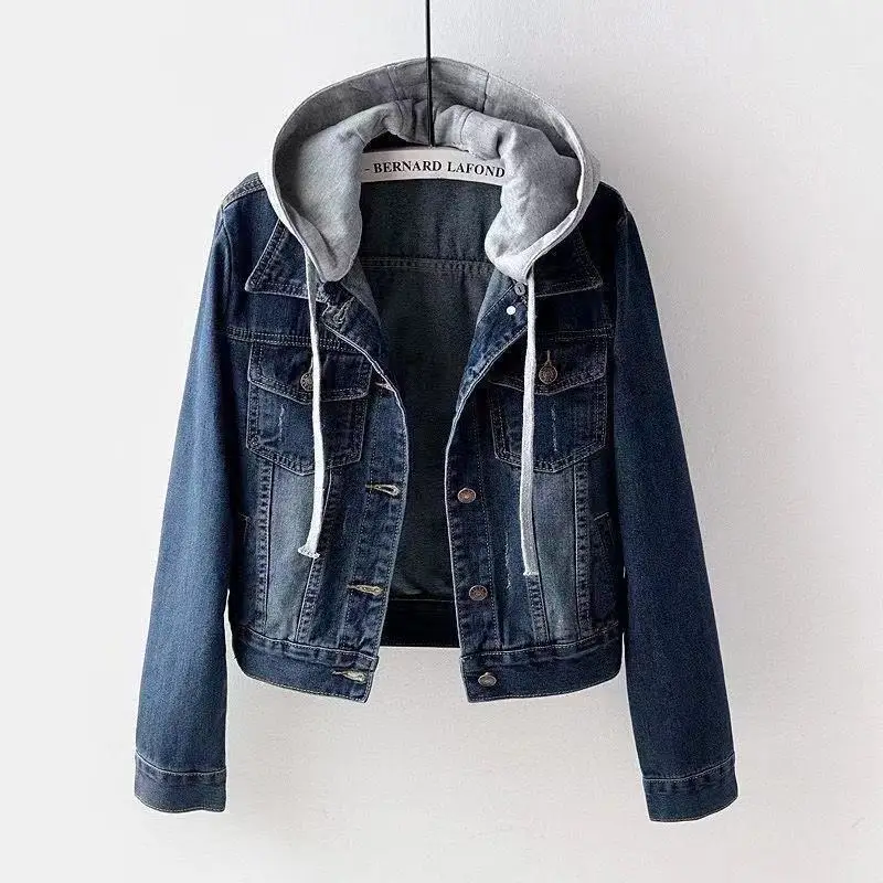 Spring 2025 Korean Style Hooded Jacket for Women - Image 2