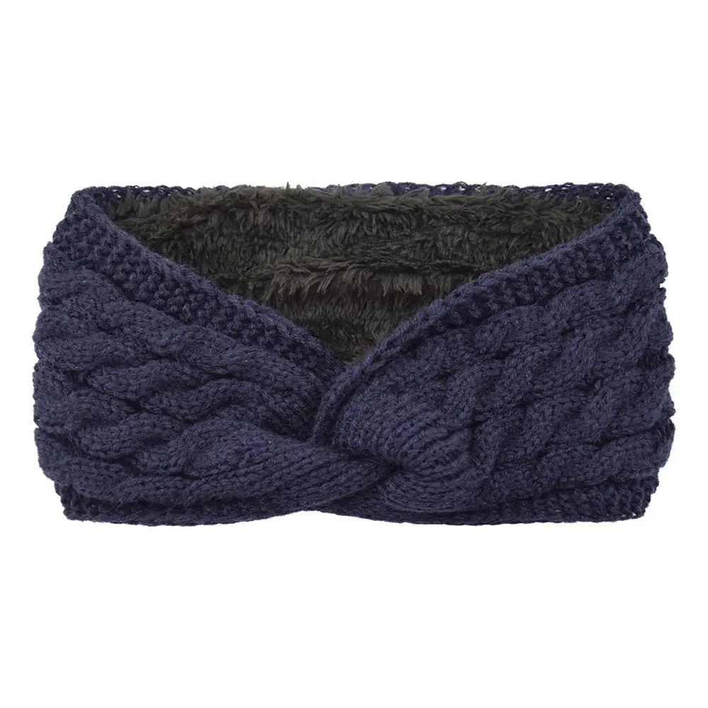 Black Velvet Cross Headband for Women + Men - Image 14