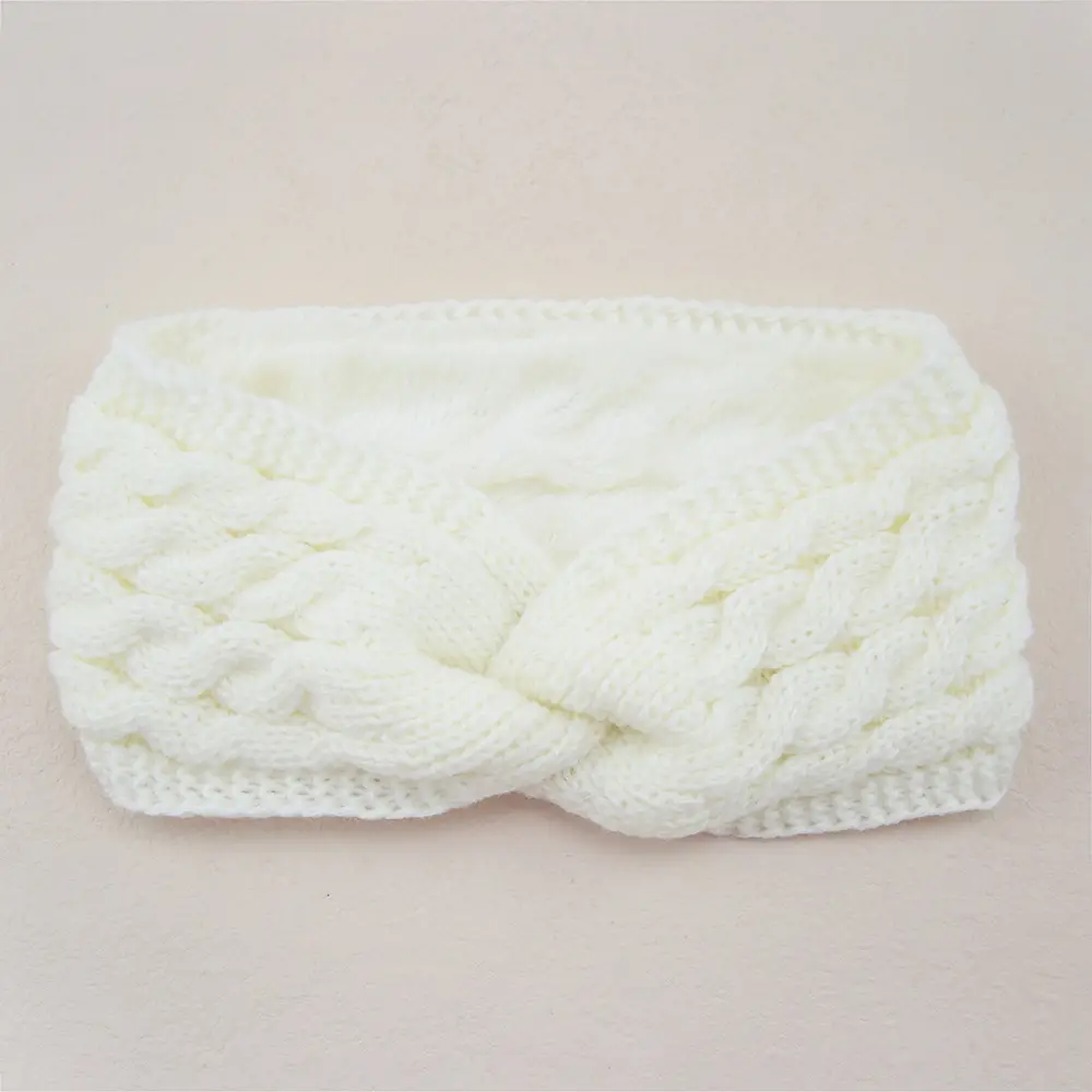 Black Velvet Cross Headband for Women + Men - Image 2