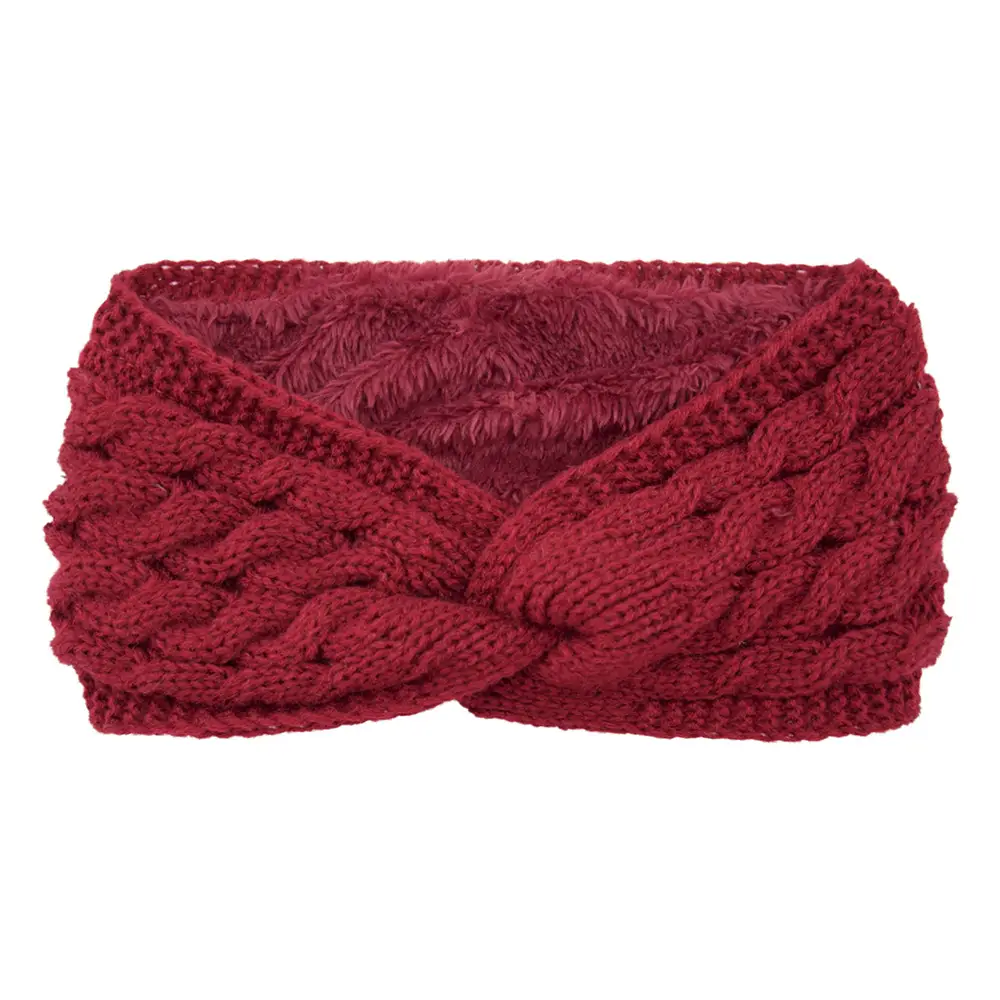 Black Velvet Cross Headband for Women + Men - Image 3